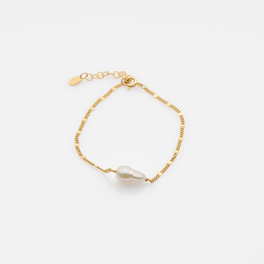 Sea & Sun fancy pearl bracelet gold