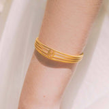 Aye bracelet gold