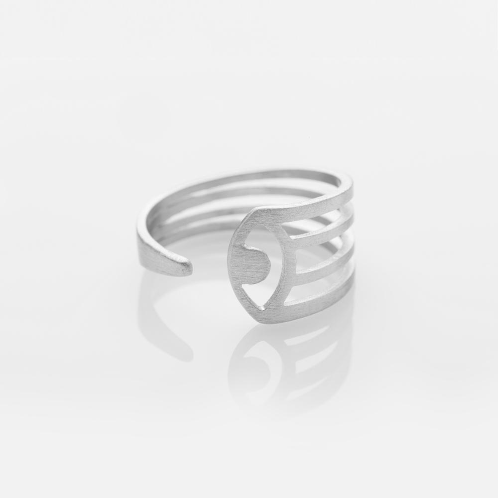 Aye chevalier ring silver
