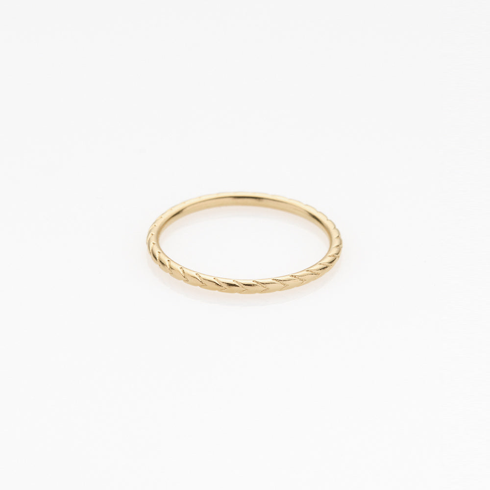 Tiny Treasures snakeskin ring 14K yellow gold