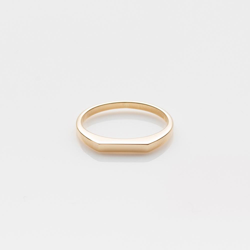 Pyr ring 14K yellow gold