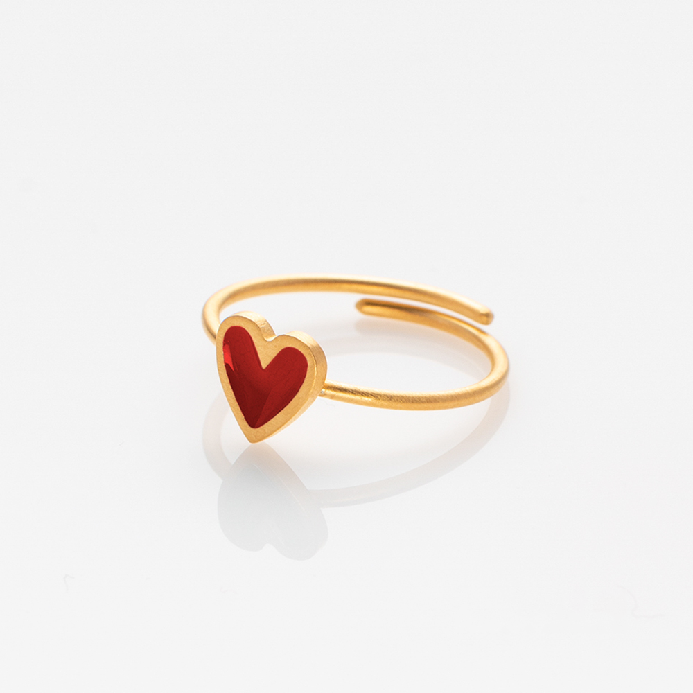 Heartlette ring gold