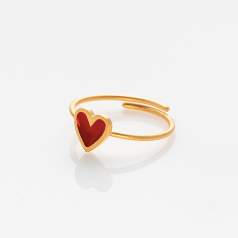 Heartlette ring gold