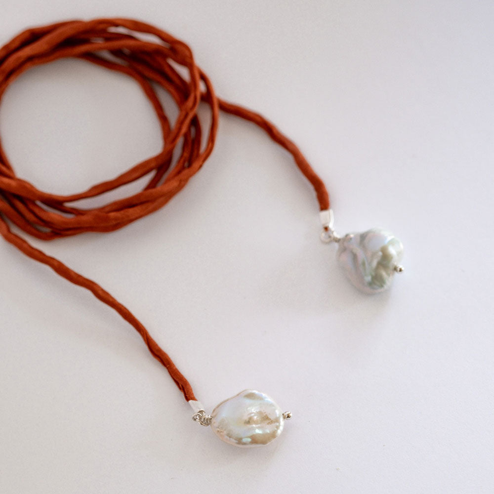 Pearline jewellery piece pumpkin spice