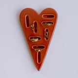 Ceramic Heart Ring Holder