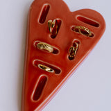 Ceramic Heart Ring Holder