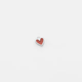 Heartlette earring charm silver