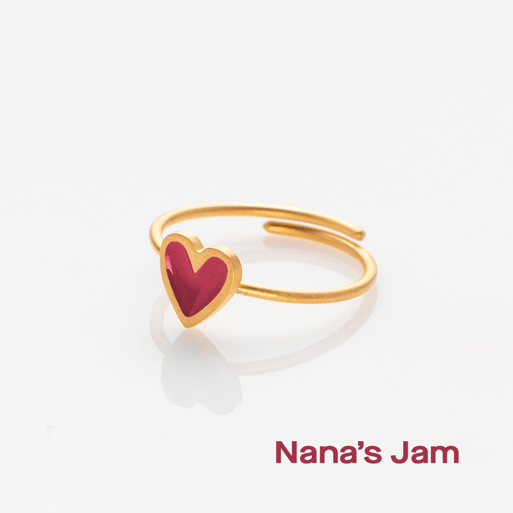 Heartlette ring gold