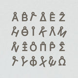 Initial necklace 14Κ yellow gold