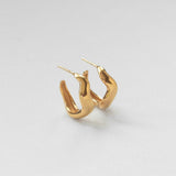 Vague hoops M gold