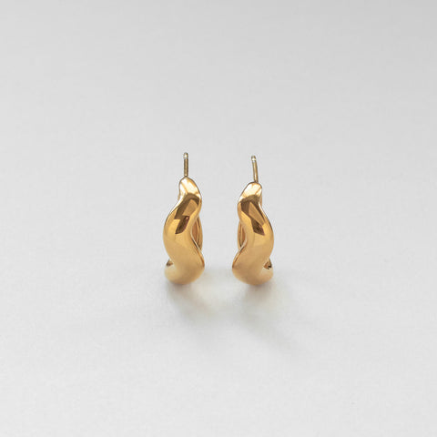 Vague hoops M gold