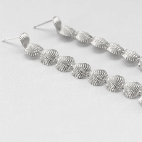Coquilles liston earrings silver