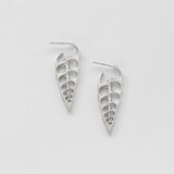 Coquilles slice earrings silver