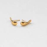 L'eau swell earring gold