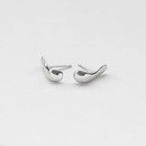 L'eau swell earring silver