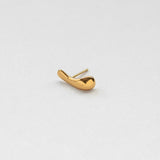 L'eau swell earring gold