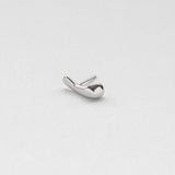 L'eau swell earring silver