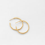 Sirène mezzo hoops gold