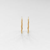 Sirène mezzo hoops gold