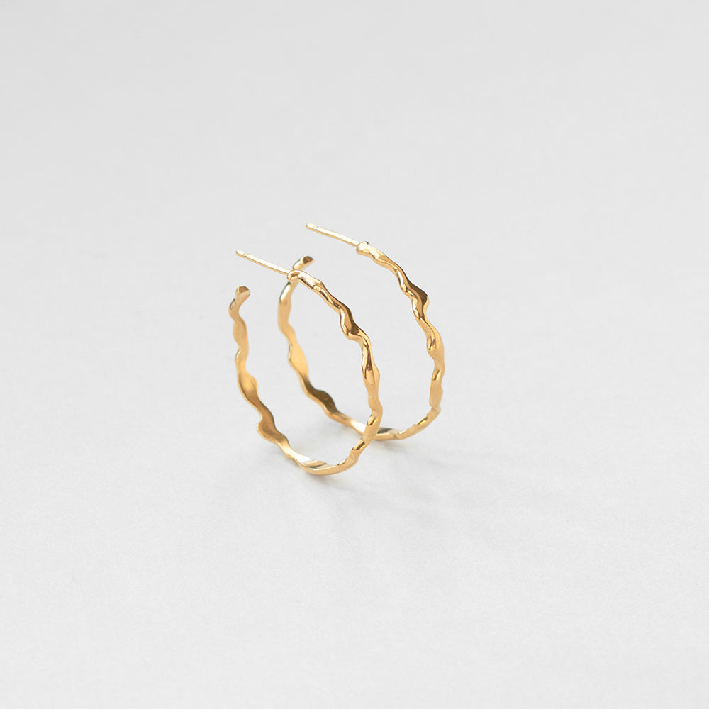 Sirène soprano hoops gold