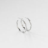 Sirène soprano hoops silver