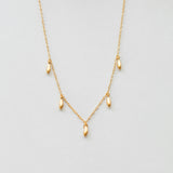 L'eau charm necklace gold