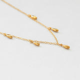 L'eau charm necklace gold