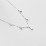 L'eau charm necklace silver