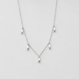 L'eau charm necklace silver
