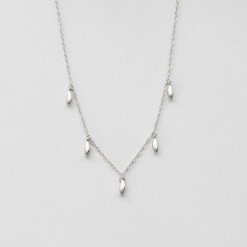 L'eau charm necklace silver