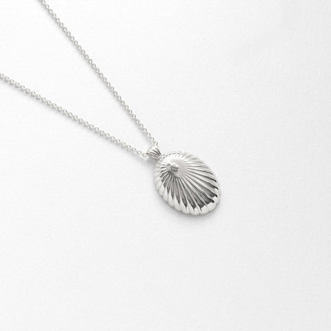 Pralines necklace L silver