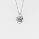 Pralines necklace L silver