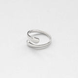 L'eau drops ring silver