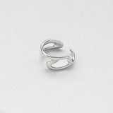 L'eau ripple ring silver