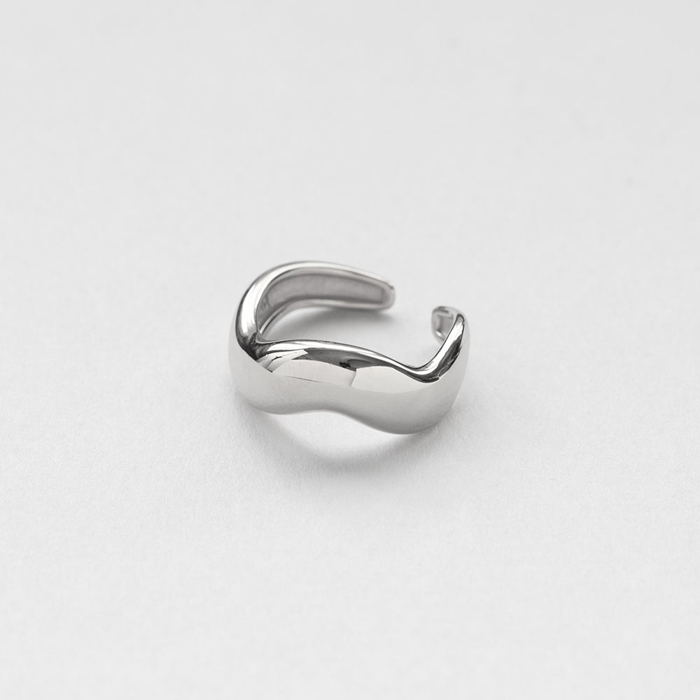 Vague ring silver