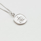 Celestial necklace silver