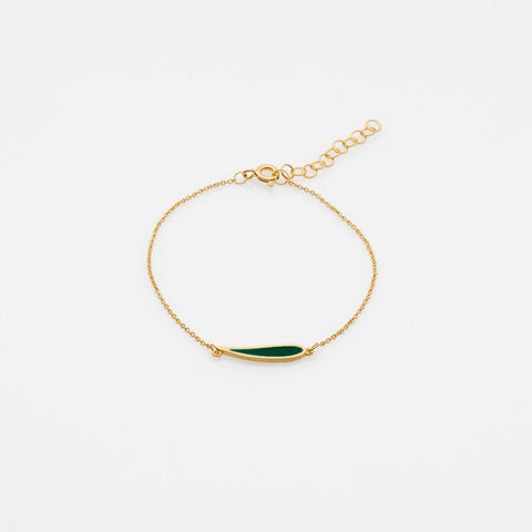 Palette Extended leaf bracelet gold