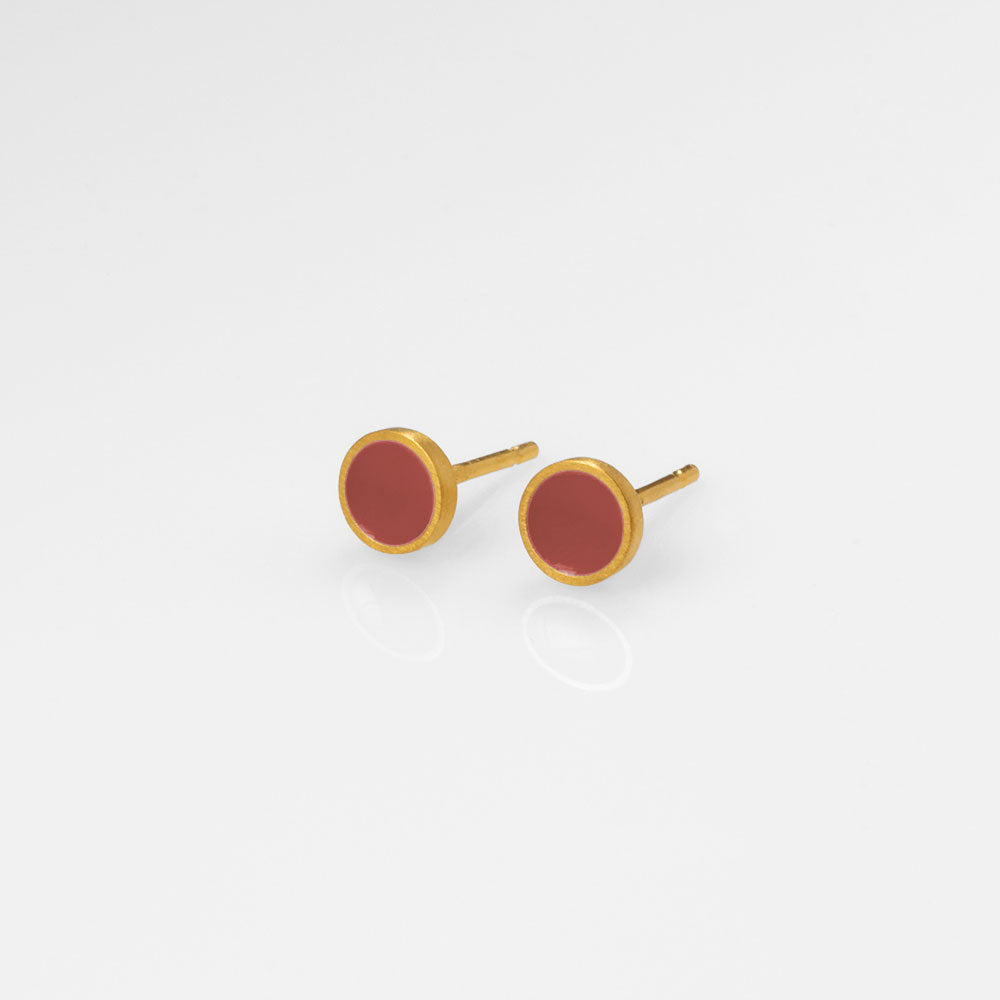Palette XS stud earrings gold