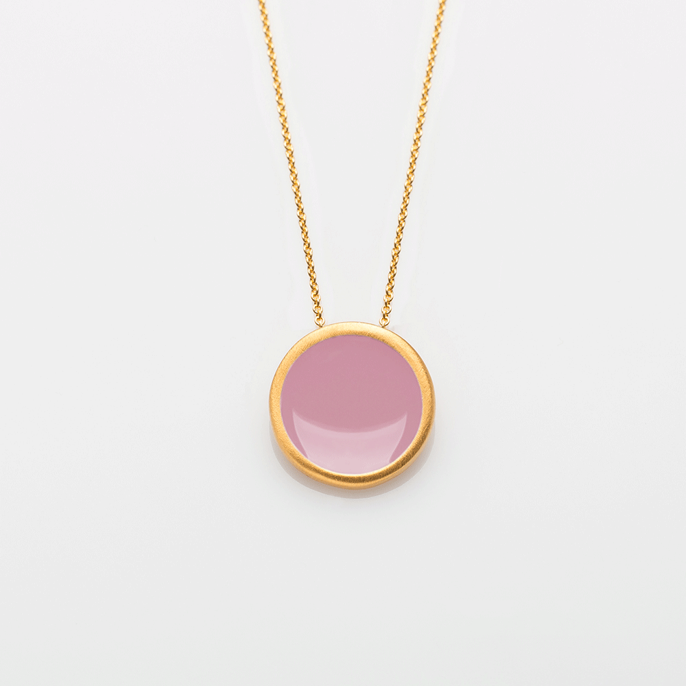 Palette L necklace gold