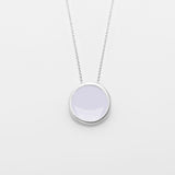 Palette L necklace silver