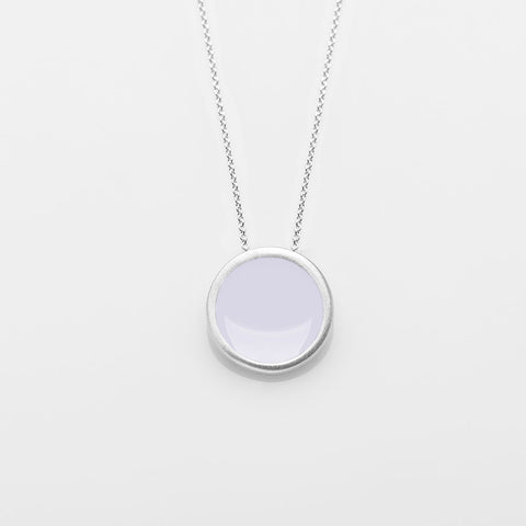 Palette L necklace silver