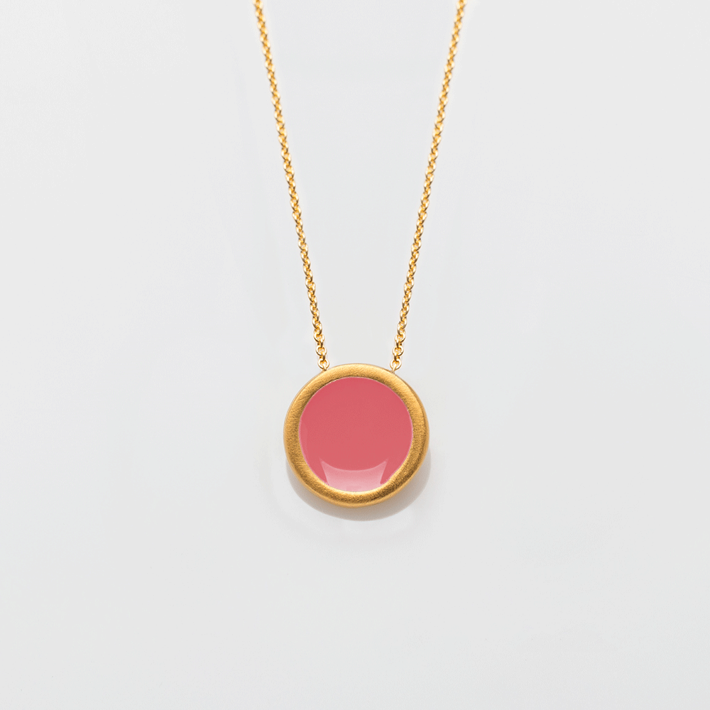 Palette S necklace gold