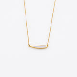 Palette Extended leaf necklace gold