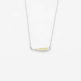 Palette Extended leaf necklace silver