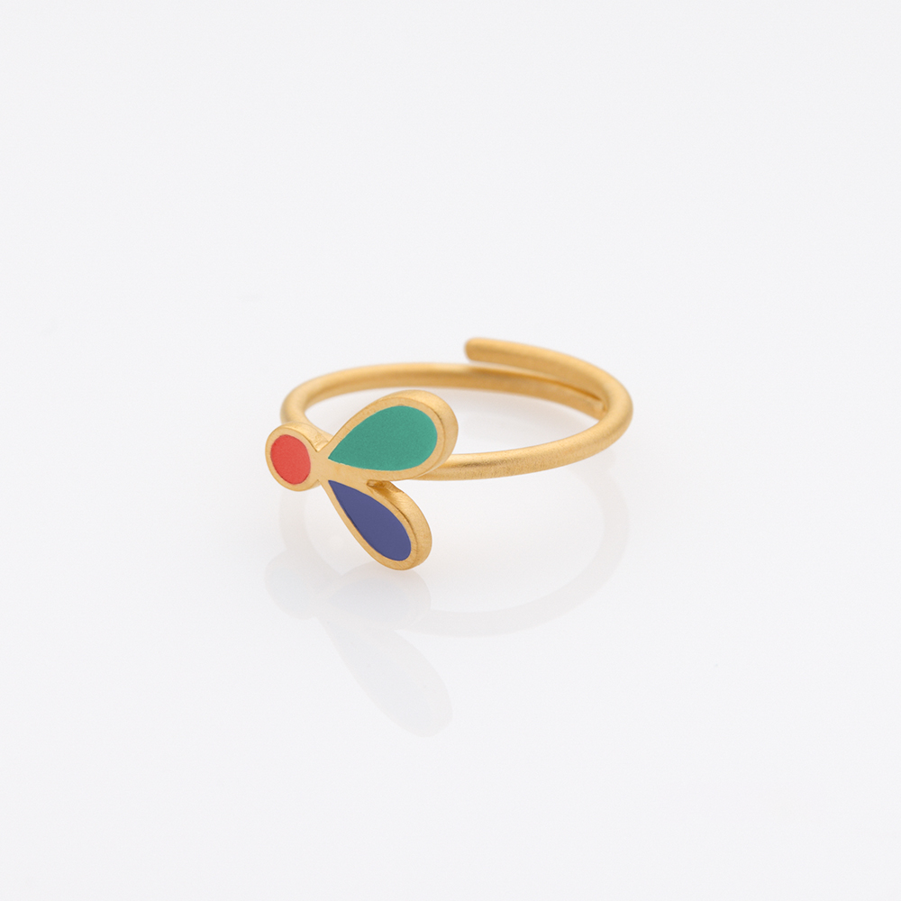 Palette Extended bee ring gold