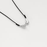 Pinky Promise Lucky Charm 2026 necklace silver with black thread