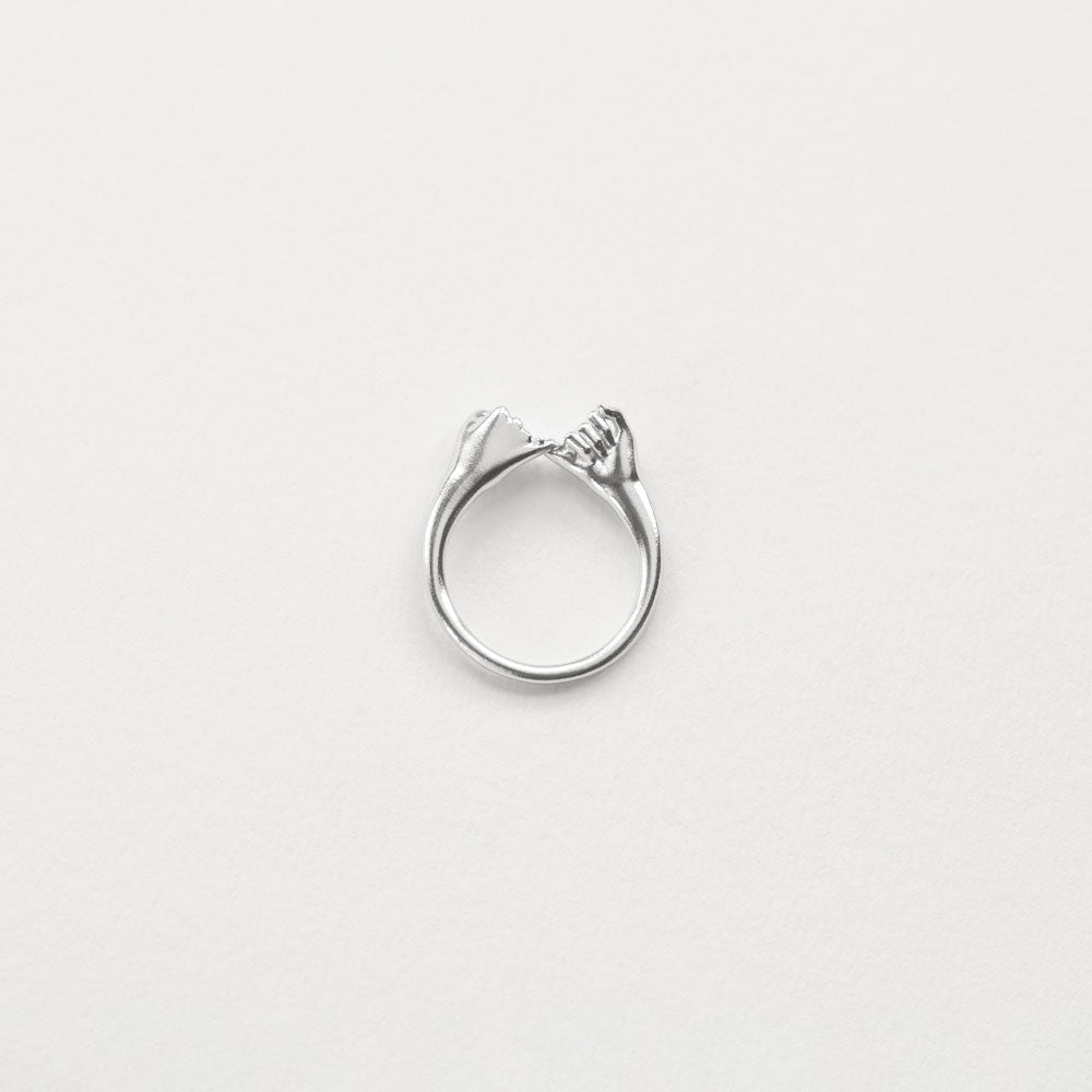 Pinky Promise Lucky Charm 2026 ring silver