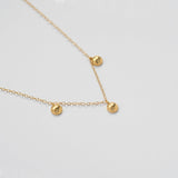 "Ζησ'το στο FULL" charm necklace gold