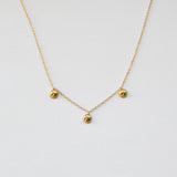 "Ζησ'το στο FULL" charm necklace gold