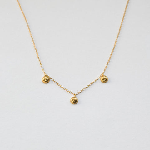 "Ζησ'το στο FULL" charm necklace gold